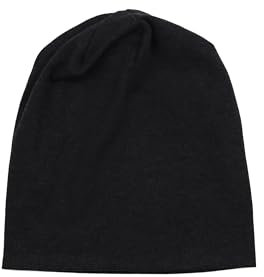 SCHIETWETTER Accessoire Leichte Kinder- Beanie Mütze Unifarben, Übergangsmütze, dünne Kopfbedeckung, Logo-Print