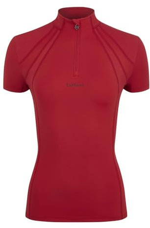 LeMieux Mia Mesh Womens Short Sleeve Base Layer - Chilli 18