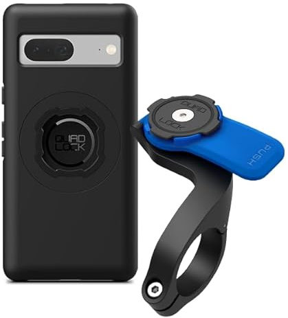Quad Lock Out Front Bike Phone Holder Kit with MAG Phone Case for Google Pixel 7a