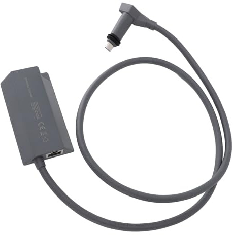 Xiuganpo Ethernet Adapter, Rectangle Satellite Internet Adapter for Wired External Network, Internet Mounting Kit, Cable Adapter, Satellite Internet Powerline