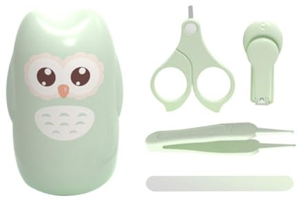 Beatifufu 1satz Nagelpflege Set Sichere Und Ergonomische Nagelschneider Scheren Feilen Für Neugeborene Kompaktes Teiliges Set Für Sanfte Maniküre Und Pediküre