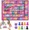 Mimoqk Drinking Board Game, Fun Adult Games, Premium Leather Mat Design, aufregendes Multiplayer-Spiel für Geburtstag Feiern und soziale Gatherings, 92 g