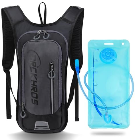 Yaskyly Zaino Idratazione Running con Vescica 3L, Zaino Trail Running per Uomo e Donna, Cinghie Pettorali Regolabili Zaino Idratazione, Zaino Super Leggero per Corsa Ciclismo Maratona Trekking Trail