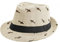 FakeFace Kinder Jungen Mädchen Panamahut Sonnenhut Beach Hut Strohhut Jazz Hut UV-Schutz Sommerhut Strandkappe mit Flugzeugmuster für Kinder von 2-5 Jahre, Beige