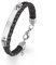 s.Oliver Herren-Armband gravierbar Edelstahl mattiert Leder 22 cm - 2018718