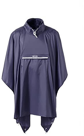 alpenmüller® Regenponcho Fahrrad Damen Herren Regencape | Der Testsieger für Outdoor Ausrüstung + Camping Gadget Die Regenbekleidung als Wander Zubehör