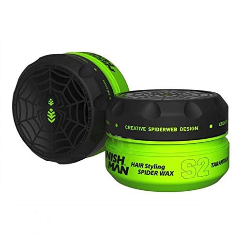 NISHMAN Aqua Spider Wax S2 – Tarantula 150g – Lavendel Duft – Starker Halt & Glänzendes Finish Haarwachs für Männer, Flexibles Styling für Alle Haartypen