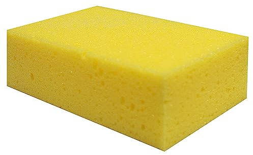 Karl Dahm Spugna per Piastrelle 18x11x6cm I Spugna Sintetica per un Lavaggio Perfetto di Superfici Stuccate I Facile Stuccatura delle Piastrelle con Attrezzi Professionali per Piastrellisti – 10234