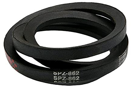 Othmro SPZ862 Antriebs-Keilriemen, Innenumfang, industrieller Antriebsriemen, Gummi, Rasenmäher, Riemenantrieb für Ersatz, oberes Getriebe, Dreieck, Gummi, Rasen, Industrie, Deck: 862 mm, 1 Stück