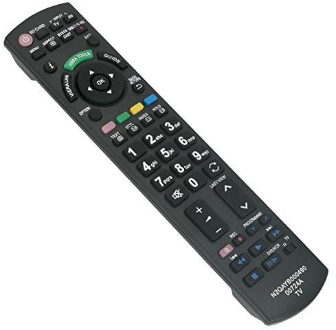 N2QAYB000490 00724A Fernbedienung Ersatz für Panasonic TV N2QAYB000498 TX-L42G20 TX-L37EW30 TX-P50U20B TX-PF42X20 TX-L32C2E TX-PR37C2 TX-PR42C2 TX-PR42C21 TX-P42S20B N2QAYB000489 00611A N2QAYB000353