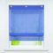 Joyswahl Voile Raffrollo mit Hakenaufhängung, ohne Bohren »Hanna« Schals Fenster Unifarbige Vorhänge BxH 80x150cm Blau 1er Pack