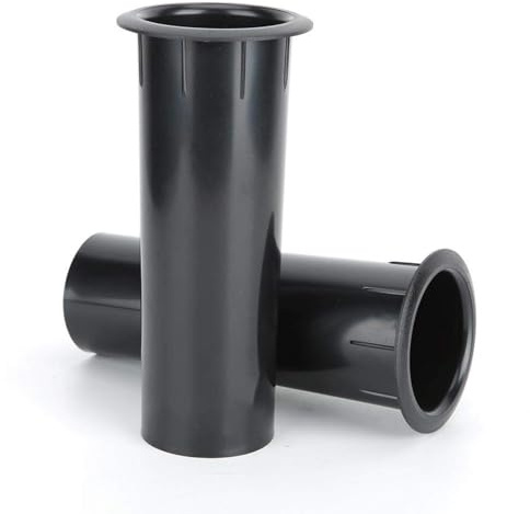 Agatige Tubo Porta Altoparlante, 2 Pezzi Tubo Invertito con Foro Aperto da 50 mm Altoparlante a Parete Interna Liscia in Plastica ABS per Altoparlanti da 4-6 Pollici(Hole 50 Tube)