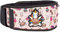 TRAINLIKEFIGHT - Gewichthebergürtel - Gürtel für funktionelles Training, Gewichtheben, Fitness und Training mit hoher Belastung - Lendenwirbelstütze - COOKIE PINK - XS
