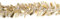 Creativery Weihnachtsgirlande Lametta 8cm x 2m Weihnachtsbaum Baumgirlande Gold weiß