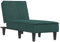 vidaXL Chaiselongue, Sofa in 3 Positionen zum Sitzen Entspannen Schlafen Verstellbar, Couch in Eleganter Optik, Liege Schlafsofa Loungesofa Liegesofa, Dunkelgrün Samt