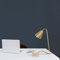 K&L Wall Art Pintura mate para paredes interiores de color azul, moderna protección de pared, 2,5 litros, color azul oscuro y gris