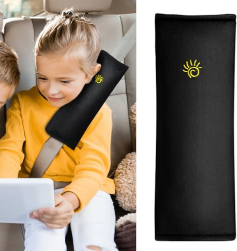 URAQT Gurtpolster Auto, 1 Stück Premium Auto Sicherheitsgurt für Kinder und Erwachsene, Schulterpolster Gürtelkissen, Schutzkissen Polsterung für Sitzgurt im Auto für mehr Komfort auf der Reise