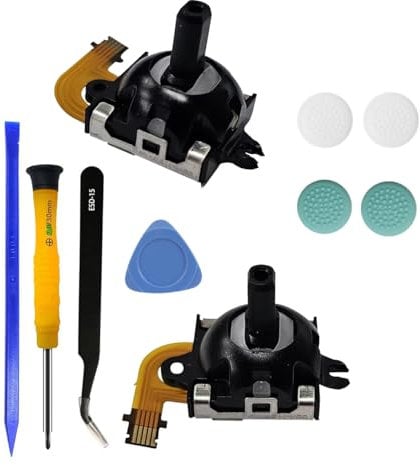 Joystick-Ersatz-Set für PlayStation Portal PS-Portal-Konsole/PS5 VR2, analoger Daumenstab, Reparatur-Hall-Effekt, Joystick für PS5-Portal/PSVR2-Controller, 2 Stück