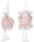 Vaguelly 2piezas Muñeca Decorativa De Ángel Alas para Decoración Navideña y Celebraciones Adorno De Navidad para Hogar y Fiestas