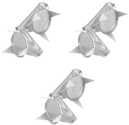 HOMSFOU 3 Stück Glasurclips Aus Edelstahl Tauchfinger Werkzeuge Keramik Töpferzangen Modellieren Glätten Präzisionsglasur Töpferwerkzeug Skulptur Keramik Glasurclips Spitze