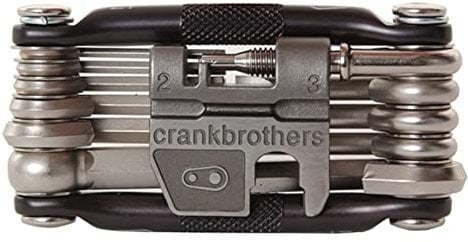 Crank Brothers 135003 Multiherramienta m17, niquel, Negro, Talla única