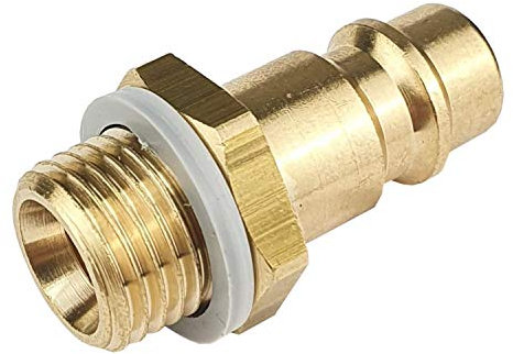 Druckluftkupplung Kupplungsstecker Außengewinde 1/8