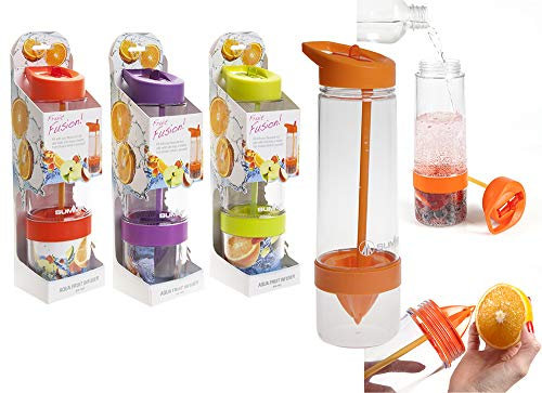 Summit Aqua Fruit Infuser Bottle [Colors May Vary]