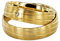 Eheringe Partnerringe Trauringe Verlobungsringe Freundschaftsringe in Gold Plattiert 5mm Breit *mit Gravur und Stein* P906