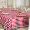 BGEUROPE Nappe - 100% Coton - Rouge et Blanc - Réf. Pizzaria - 150cm x 250cm