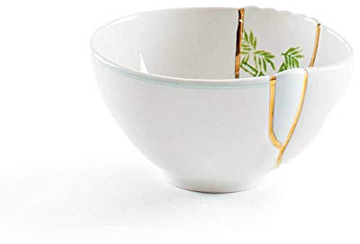 Seletti Kintsugi-N'3 Fruit Bowl In Porcelain Ø cm.11,5 H.6