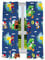 Franco Kinderzimmer-Fenstervorhänge-Set, 208,3 x 160 cm, Super Mario