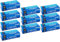 CARTEL Blue 100s Filter Leere weiße Tuben mit langen Spitzen, 200 Stück pro Packung, Premium-Papier, Dual Silver Ring, 200 Stück pro Box
