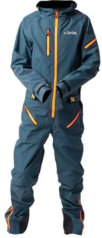 dirtlej dirtsuit core edition steel blue/orange Herren Fahrradanzug (M)