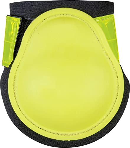 HKM Reflective Gamaschen & Hufglocken 8041 Neon Gelb Pony