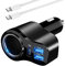 36W Car Charger Adapter, USB C PD3.0 + Dual USB A Port, 12V/24V Car Adapter, Cigarette Lighter Charger With Cable for iPhone 14/13/12/11/XS Max/XS/X, iPad, Samsung etc