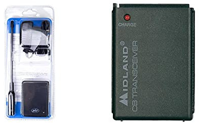 Kit Batterie PNI PB-HP62 1500mAh Li-Ion Plus 230V Netzteil und BNC-Antenne für CB Radio PNI HP 62 & Midland 8 AA (R6) -Batterien für den Alan 42/52 Multi Cod C602 enthalten keinen 220-V-Transformator