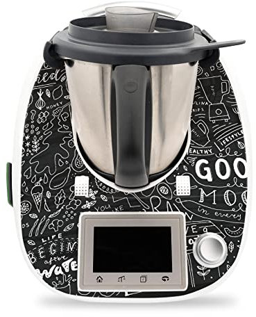 20 pegatinas decorativas compatibles con robot de cocina Thermomix TM5, resistentes al agua, autoadhesivas, para robot de cocina, modelo RX041