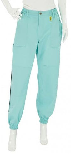 LYSON Imkerhose Hose für Imker Arbeit mit Bienen Imkeri Schutzhose Arbeitshose Bienenzuchthose Bienenzuchthosen Cargo Hose Schutzhose Streetwear Outdoor Türkis Größe M