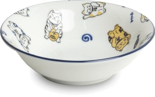 TOKYO DESIGN STUDIO - SCHALE HAPPY CAT O/16.5CM|H5CM