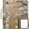 Bloc-Notes Étanche Porte-Livre Pochette Militaire Padfolio Classeur À Anneaux avec Organisateur De À Fermeture Éclair pour Dossier A4 Classeur Tactique pour Ordinateur Portable