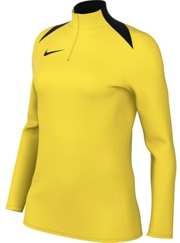 Nike FD7669-719 Dri-FIT Academy Pro 24 Drill Top K Sweatshirt Women's TOUR YELLOW/BLACK/BLACK Size M