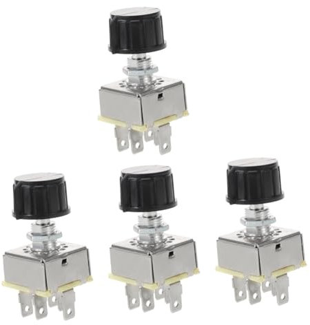 ULTECHNOVO 4 Stück Gebläse für Autoklimaanlage Lautstärkeregler für die Autoklimaanlage Lüfterschalter Schalter für die Klimaanlage im Auto Auto-Gebläseschalter Klimaanlage schalter