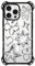 CASETiFY Bounce iPhone 16 Pro Max Case [Shockproof / 21.3ft. 6X Military Grade Drop Protection/Compatible with Magsafe] - Chrome Doodles - Clear Black