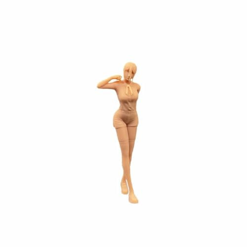 LIRUOXI for Anime Girl Character Student Sexy Woman Model Miniature Scene GK Garage Kit Figure Handmade PVC Anime Cartoon Character Model Statue Figure (No9)