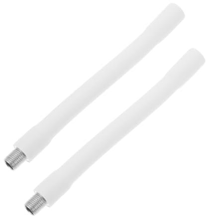 MAGICLULU Flexibler Schwanenhals Schlauch für Schreibtischlampen Eisen M10 Innen und Außengewinde Einfache Montage 2 Stück für Werkstatt