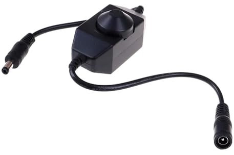 Mini variateur de bouton DC 0-10V 1-10V, potentiomètre électronique à échelle 0-100%(Black3)