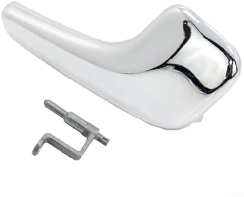 EasyByMall Stilvoller Ersatz Innen Vorne Hinten Rechts Chrom Türgriff für Opel für Corsa D (2006 2014) Kompatibel mit OEM-Nummer 13297814
