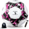 Astis Pallone da Calcio Uomo,Taille Officielle Football Taille 5,Highly Durable, Shape Retention,Progettato per Giocare in Casa e in Giardino Appassionati di Calcio (Nero Rosa, Numero 5)