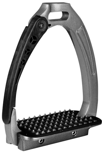 WALDHAUSEN Étrier de sécurité professionnel pour enfant, gris métallisé, 11 cm
