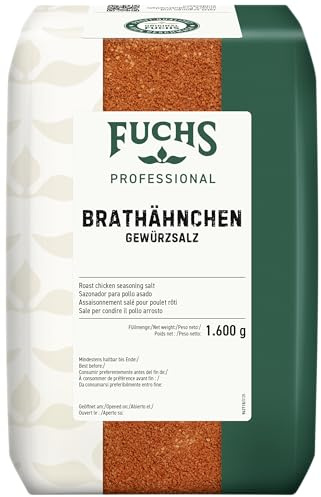 Fuchs Professional - Sale per condire il pollo arrosto | 1600 g | Per condire o marinare piatti a base di pollo | Per professionisti Ho.re.ca e ristoranti